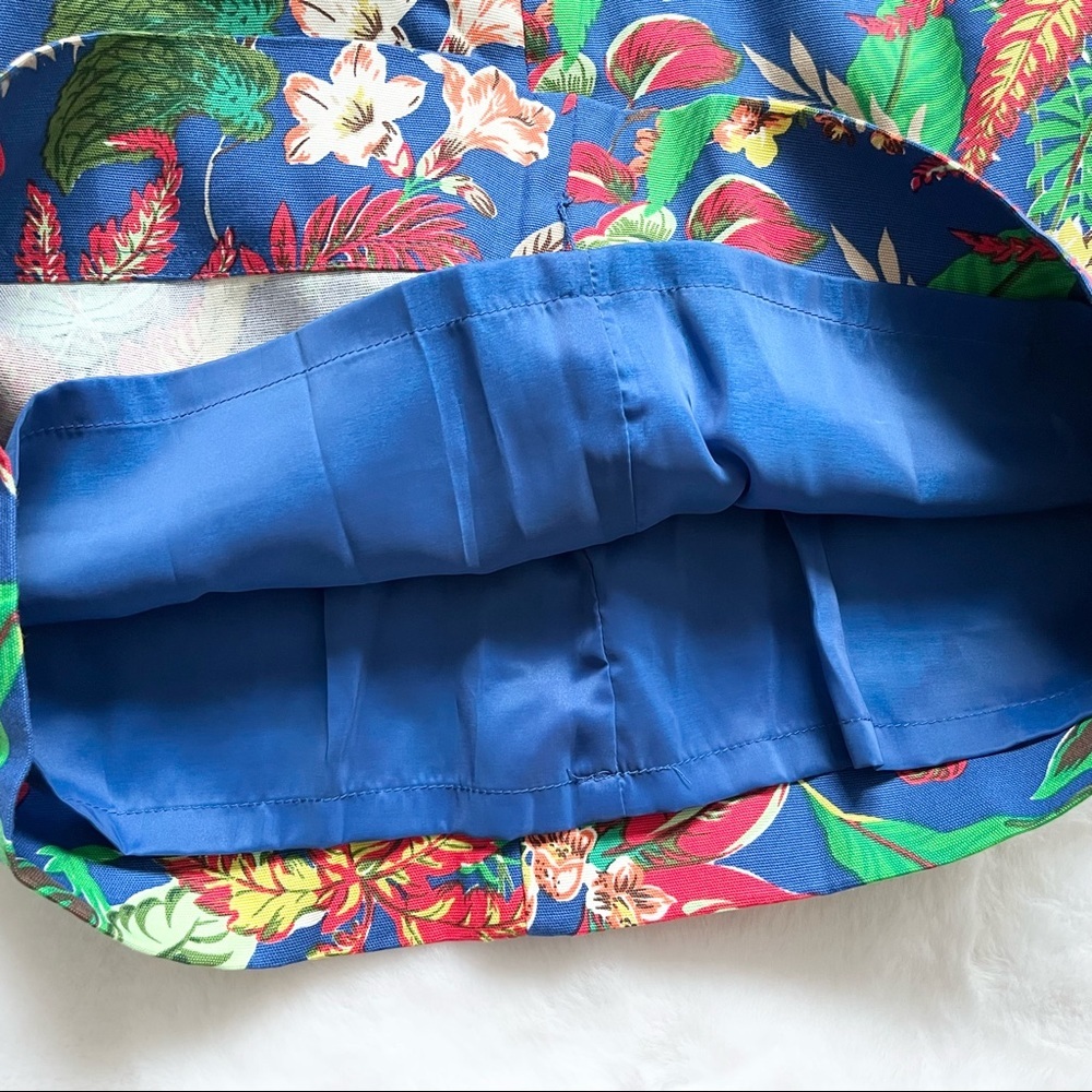 TALBOTS TROPICAL HAWAIIAN PRINT TOP NWT AND SKIRT Resort Vacation Date - Picture 10 of 12